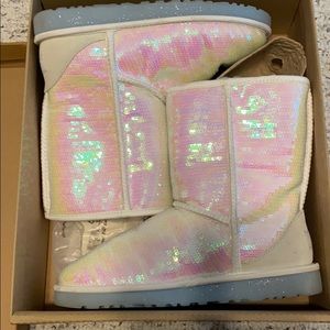 Iridescent Ugg boots